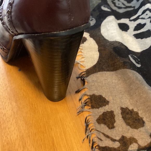 Kenneth Cole Plum leather spiked bootie - Picture 7 of 8